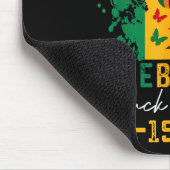 Juneteenth feiert schwarze Freiheit Juneteenth 18 Mousepad (Ecke)