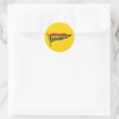 Juneteenth-Flagge Runder Aufkleber (Tasche)