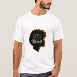 Juneteenth Freedom Day 1865 Feierdesign T-Shirt