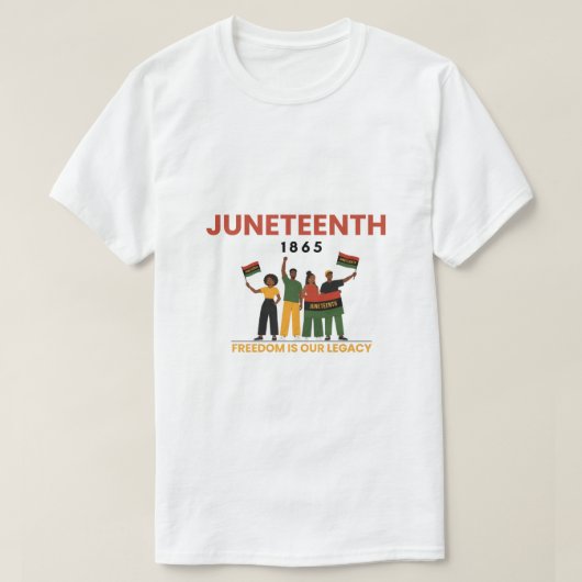 Juneteenth Freedom Day T-Shirt | Afroamerikanisch (Design vorne)
