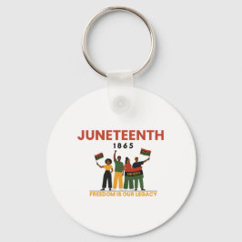 Juneteenth Freedom Day T-Shirt | Afroamerikanisch Schlüsselanhänger