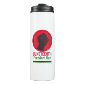 Juneteenth Freedom Day Thermosbecher (Vorderseite)
