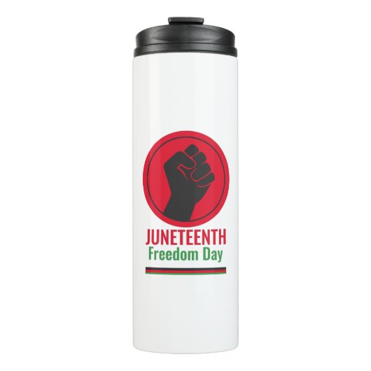 Juneteenth Freedom Day Thermosbecher (Vorderseite)