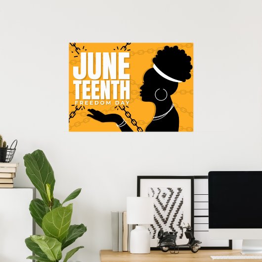 Juneteenth Freedom Poster (Heimbüro)