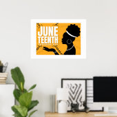 Juneteenth Freedom Poster (Heimbüro)