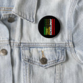 Juneteenth Freedom Usa Design Farbverlauf-Flagge T Button (Beispiel)