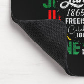 Juneteenth Freiheitstag 1865 jede Kette brechend Mousepad (Ecke)