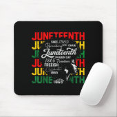 Juneteenth Freiheitstag 1865 jede Kette brechend Mousepad (Mit Mouse)