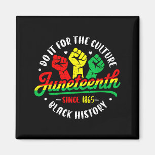 Juneteenth Freiheitstag afrikanisch 19. Juni schwa Magnet