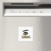 Juneteenth für Frauen Kinder Männer Schwarzer Mona Magnet (In Situ (Geschirrspüler))