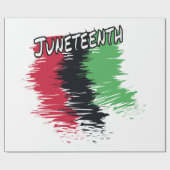 Juneteenth Geschenkpapier (Flach)