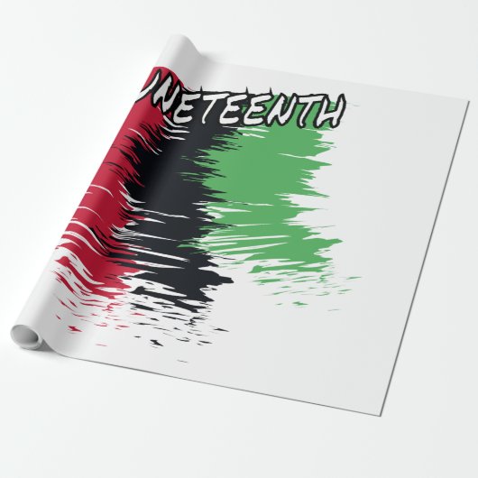 Juneteenth Geschenkpapier (Ungerollt)