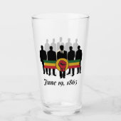 Juneteenth Glass Glas (Vorderseite)