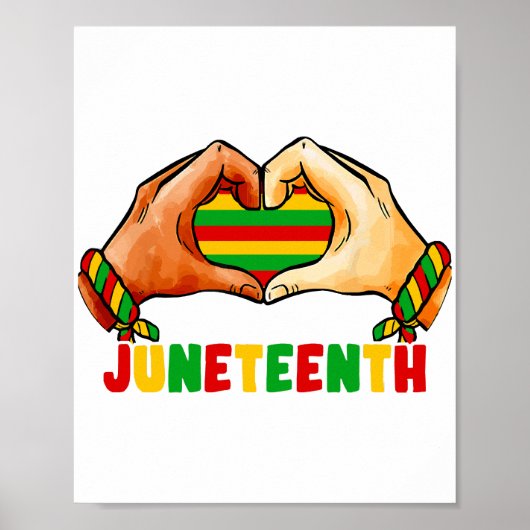 Juneteenth Heart Juneteenth Heart Poster (Vorne)