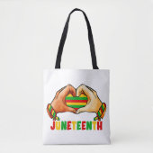 Juneteenth Heart Tasche (Vorderseite)