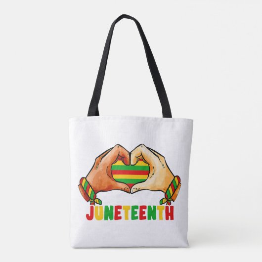 Juneteenth Heart Tasche (Rückseite)