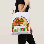 Juneteenth Heart Tasche (Von Nahem)