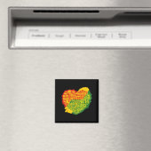 Juneteenth Herz schwarze Geschichte afroamerikanis Magnet (In Situ (Geschirrspüler))