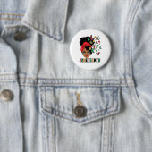 Juneteenth History Freedom Butterfly Melanie Black Button (Beispiel)