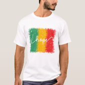 Juneteenth Hope - Schwarze Geschichte T-Shirt (Vorderseite)