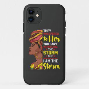 Juneteenth Ich bin der Sturm Melanin Schwarzes Mäd Case-Mate iPhone Hülle