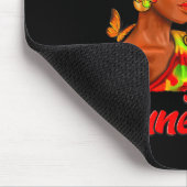 Juneteenth Ich bin der Sturm Schwarze Frauen Schwa Mousepad (Ecke)