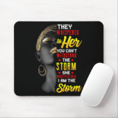 Juneteenth Ich Bin Der Sturm Schwarze Frauen Schwa Mousepad (Mit Mouse)