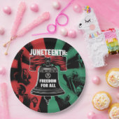 Juneteenth ist Freiheit für alle Freiheit Pappteller (Party)