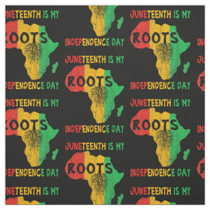 Juneteenth ist mein Unabhängigkeitstag afrikanisch Stoff