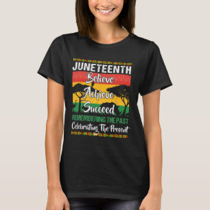 Juneteenth ist mein Unabhängigkeitstag Afrikanisch T-Shirt