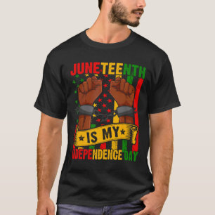 Juneteenth ist mein Unabhängigkeitstag frei Isch B T-Shirt