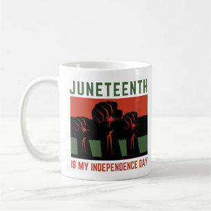 Juneteenth ist mein Unabhängigkeitstag Kaffeetasse
