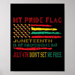Juneteenth ist mein Unabhängigkeitstag Poster