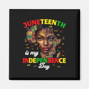 Juneteenth ist mein Unabhängigkeitstag Priester Af Magnet