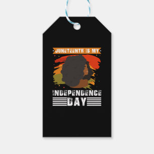 Juneteenth ist mein Unabhängigkeitstag Schwarze Fr Geschenkanhänger