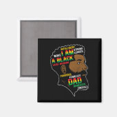 Juneteenth ist mein Unabhängigkeitstag Schwarzer V Magnet (Vorderseite/Rückseite)
