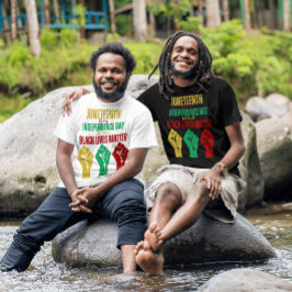 Juneteenth ist T - Shirt des Tages der Unabhängigk