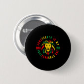 Juneteenth ist Unabhängigkeitstag löwenmäßig seit Button (Vorne & Hinten)