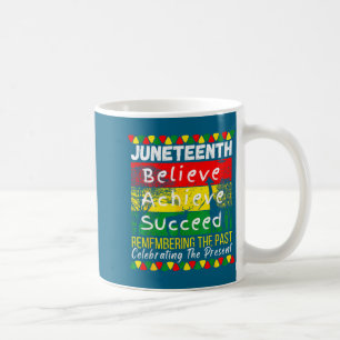 Juneteenth ist Unabhängigkeitstag schwarzer Stolz Kaffeetasse