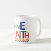 Juneteenth June 19, 1865 - Historical Commemoratio Kaffeetasse (VorderseiteRechts)