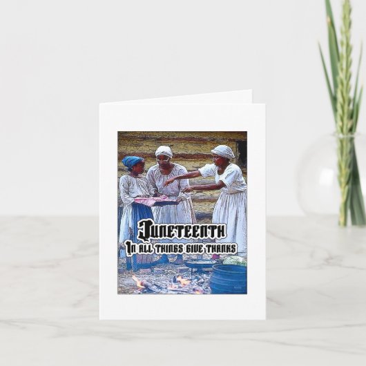 Juneteenth Karte (Vorderseite)