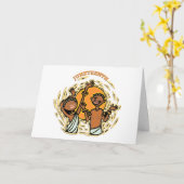 Juneteenth Karte (Gelbe Blume)