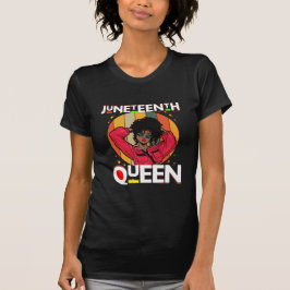 Juneteenth Königin Black Mother Melanin Sista T-Shirt