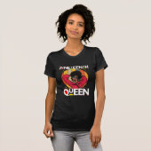 Juneteenth Königin Black Mother Melanin Sista T-Shirt (Vorne ganz)