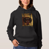 Juneteenth Lightly Melanated Hella Black Melanin Hoodie (Vorderseite)