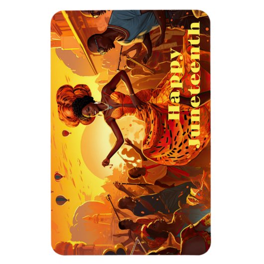 Juneteenth Magnet (Vertikal)