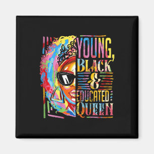 Juneteenth Melanin Afro Black Women Girl Black Magnet