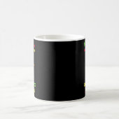 Juneteenth Melanin Girl Black Women Afro Black Kaffeetasse (Mittel)