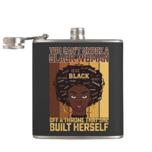 Juneteenth Melanin kann eine schwarze Frau nicht n Flachmann