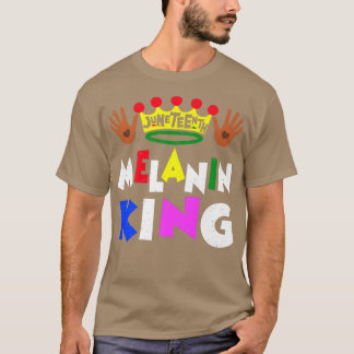 Juneteenth Melanin King Emanzipation Day Black Pri T-Shirt